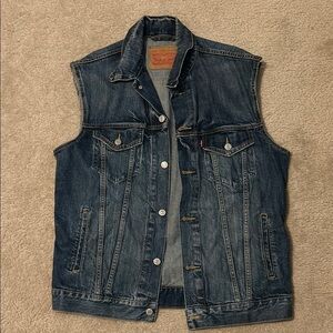Levi's Blue Denim Vest